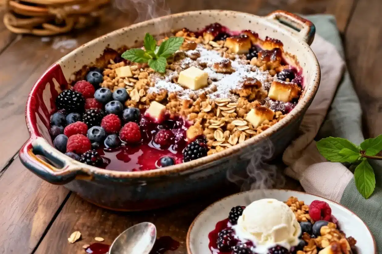 Bake an Irresistible Triple Berry Crisp: Easy Step-by-Step Guide